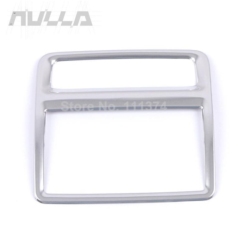 

Для Volkswagen VW Golf 8 MK8 R 2022 салон автомобиля задний кондиционер выпускной патч декор рамка крышка отделка Silver Matte