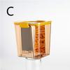 Transparent Square Sealed Fresh-keeping Box Japanese Style Kitchen Grain Storage Tank for Snacks and Dried Fruits