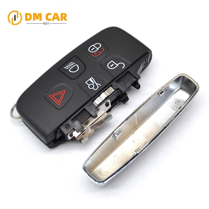 Remote Key Blank Cover 5buttons for  Land Rover Range Rover Jaguar XJ XF XE F Car Key Case Shell