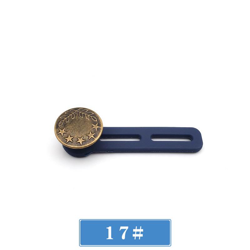 Adjustable No-Sew Waist Extension Button for Jeans