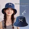 Unisex Cotton Bucket Hats Summer Men Denim Beach Cap New Fabric Sunbonnet