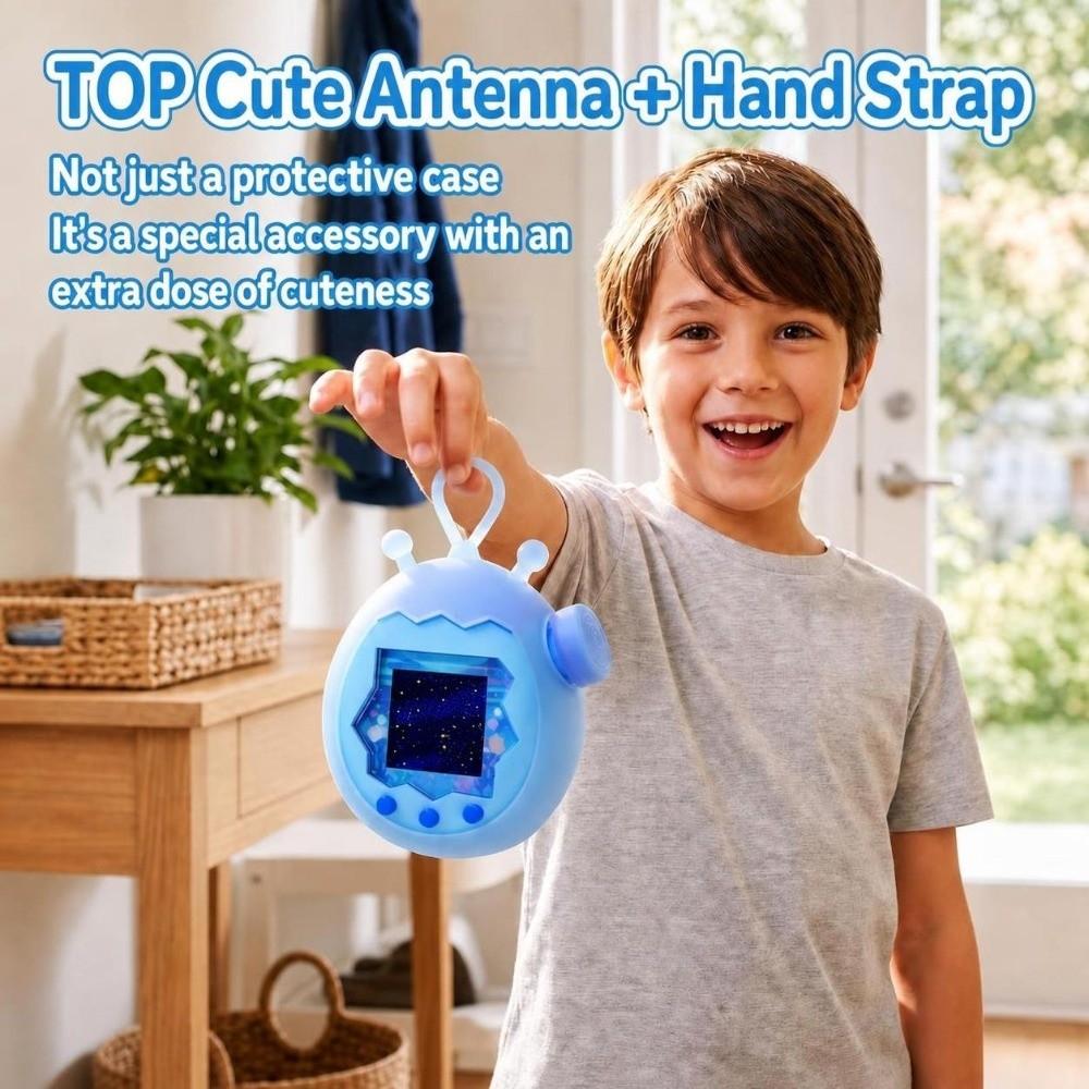 with Knob Cap Soft Shell Silicone Protector Cover for Tamagotchi Paradise Game Accessories