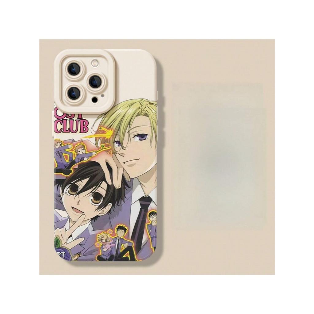Ouran High School Host Club Character Collage Soft TPU Phone Case For IPhone 15 Pro Max & Samsung Galaxy S24 Ultra, Shockproof Cover