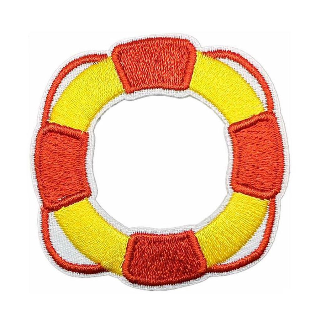 Beach Theme Embroidered Iron On Patches Embroidery Applique Patches Iron On Clothing Repair Patches for Clothes Jackets