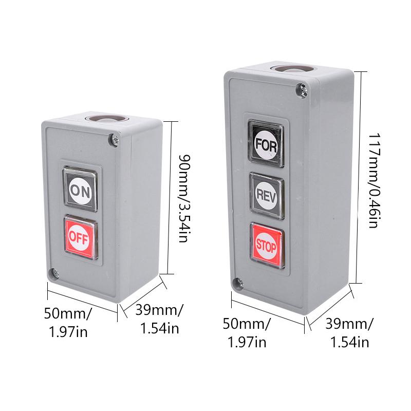 TPB-2/3 Start Stop Button Switch Box 2-position TPB-2/3 Switch Control Motor Button Box