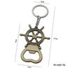 Multifunctional Metal Keychain: Glasses and Beer Bottle Opener Pendant Gift.