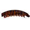Leopard Print Non-Slip Vertical & Horizontal Banana Hair Clip for High Ponytail & Large Volume Styles