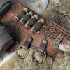 Medieval Knight Costumes Renaissances Potion Bottles Leather Belt Waist Bag Halloween Party Cosplay Costumes for Adults