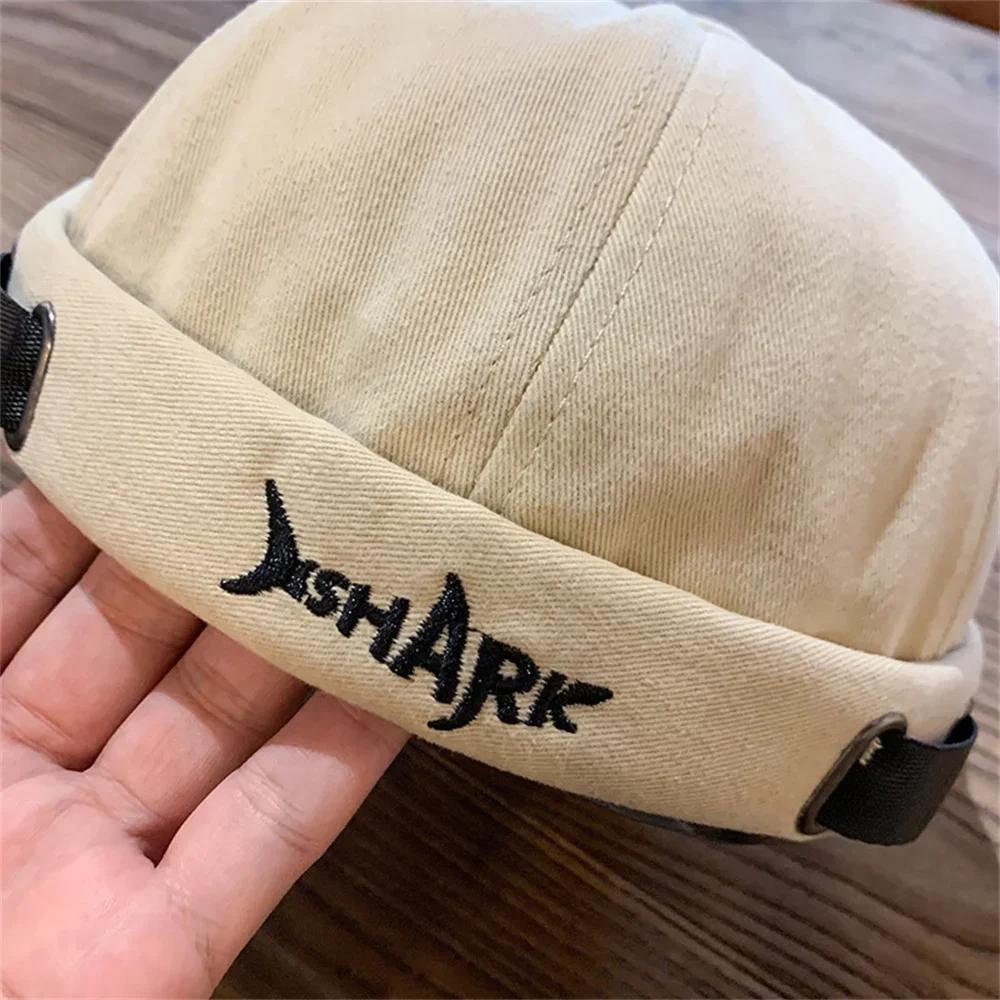 Vintage Brimless Caps Corduroy Adjustable Sailor Hats Cap Hip Hop Hat Clothing Accessories for Men Hats