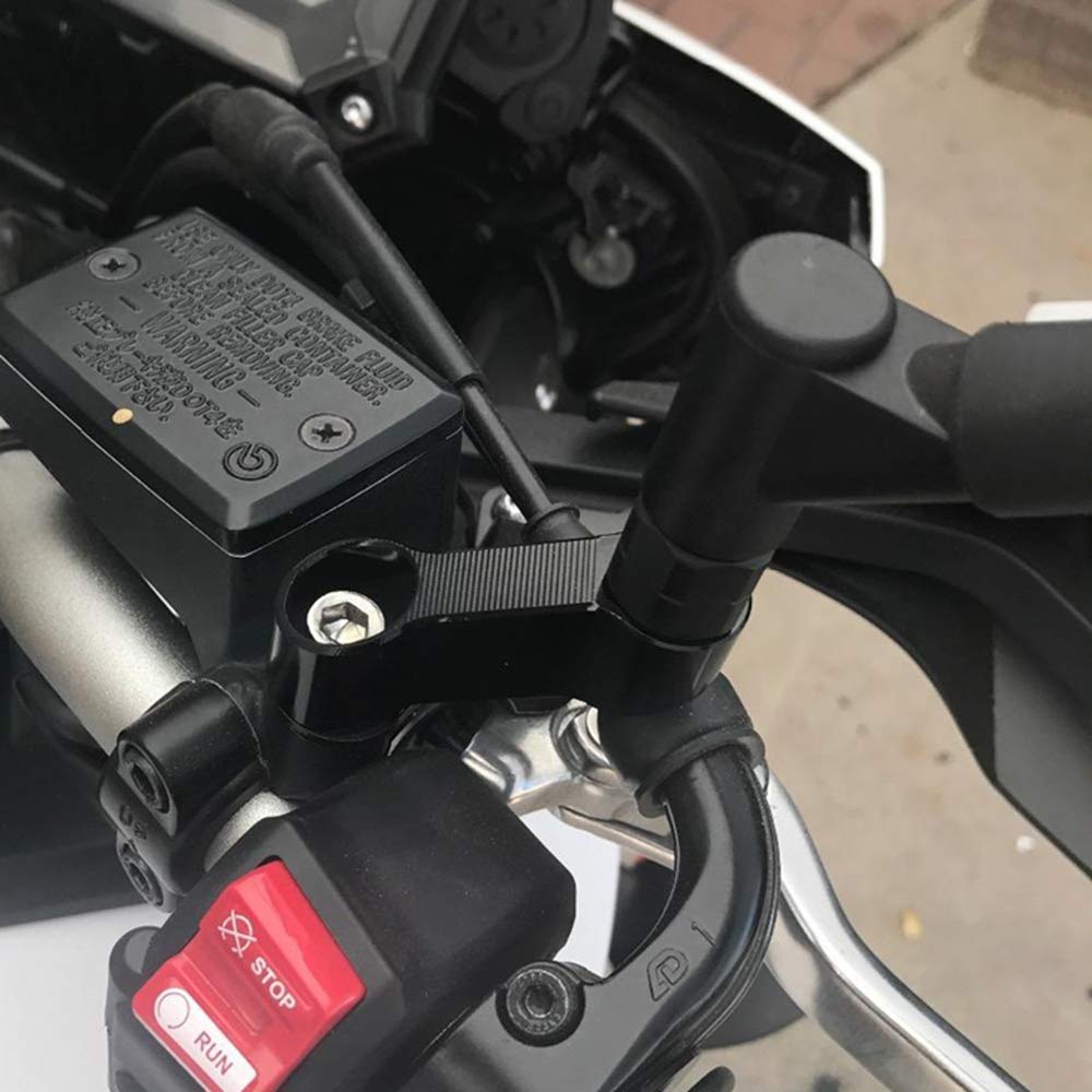 Beilike Mirror Holder, Offset Holder, Universal Aluminum, 0.4 inch (10 mm), Positive Screw, 1.6 inches (40 mm)