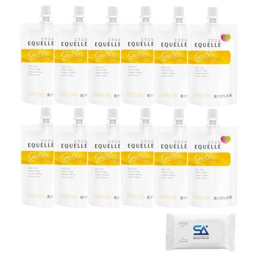 

Otsuka Pharmaceutical Equelle Gele (100g x 12 bags) Bulk Purchase with Original Wet Wipes (s12)