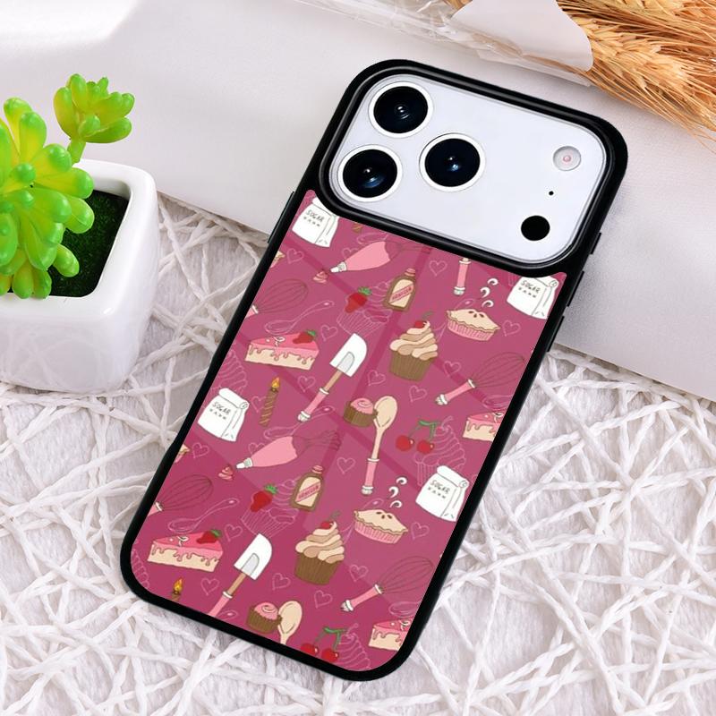 Baking Cook Chef Phone Case for iPhone 17 Air 16 15 11 12 14 13 Pro Max Shockproof Cover