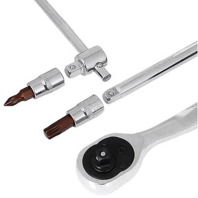 5 Pezzi Punte per Cacciavite Torx Attacco da 1/4 di Pollice Strumenti a Testa Esagonale T15 T20 T25 T30 T40 Adattatore per Chiave a Bussola Strumenti Manuali