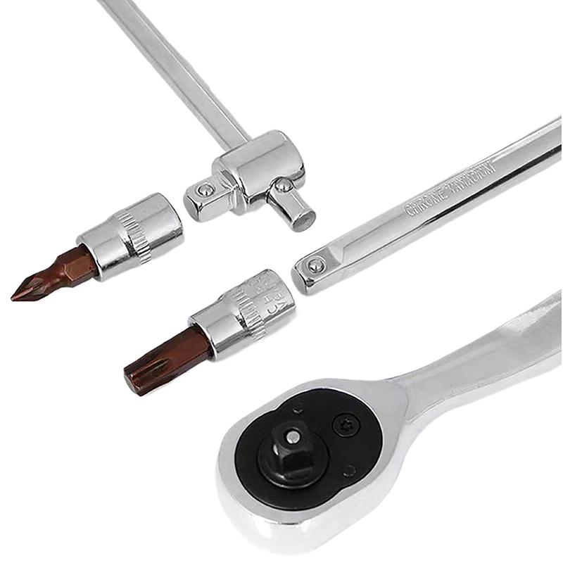 

5 шт. Насадки-викрутки Torx 1/4 дюйма, інструменти з головкою під квадрат, T15 T20 T25 T30 T40, адаптер для торцевого ключа, ручні інструменти