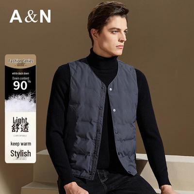 Antonio Herren Weste 90% Daunenfüllung Leicht Business Casual