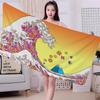 T-Takashis M-Murakamis Cartoon Bath Towel Microfiber Soft Water Absorbing Breathable For Girl Kids Decorative Beach Towel