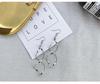 Modern Geometric Spiral Wave Drop Earrings - Fashionable Metal Jewelry for Women