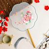 Double-Sided Round Fan with Suzhou Embroidery for Hanfu or Qipao