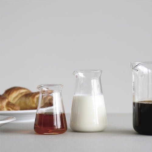 HARIO Glass Conical Pitcher Crafts Science Capacity 100ml Decanter Milk Pitcher Jug Made In Japan Transparent CP-100