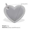 Ocean Wind Retro Diy Key Love Pendant Stainless Steel Gold-Plated Various Style Accessories
