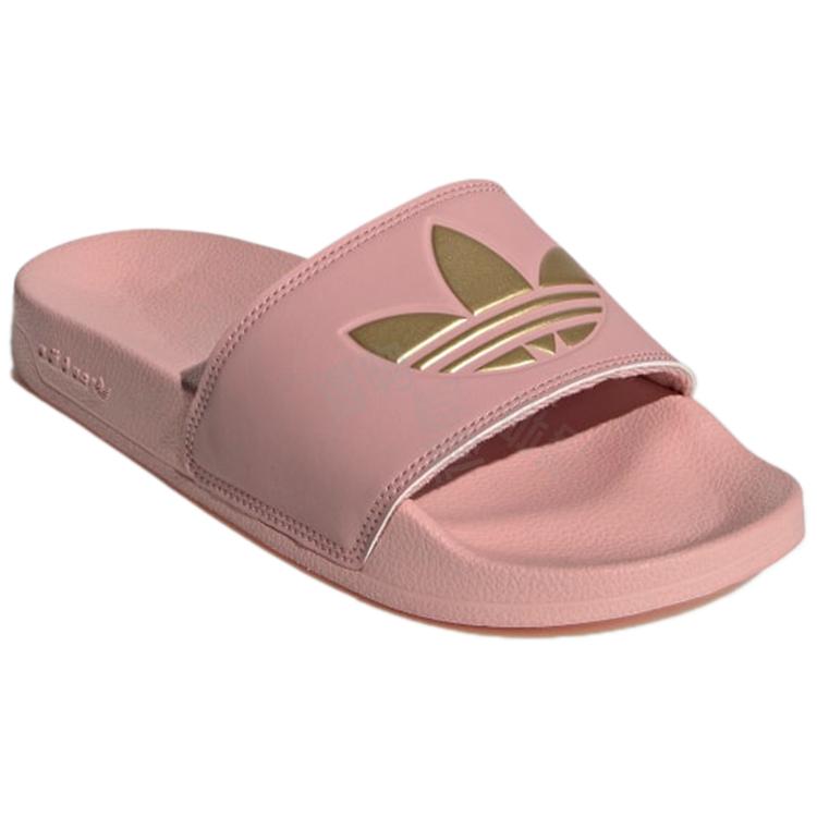 Adidas Originals Adilette Lite Slides Wonder Mauve Matte Gold Women's
