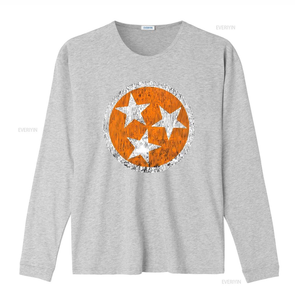 Volunteer State Cotton T Shirt Vintage Washed Fashion Stretched Unisex Designer Clothes Stylish Top For Everyday Wear Slightly