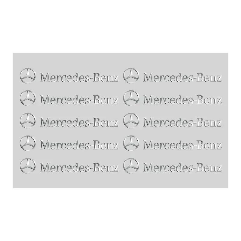 3D Metal Emblem Sticker Car Interior Decoration Styling Decals For Mercedes Benz AMG class W205 W203 GLC GLK W206 W220 A180 W211