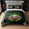 Rapid Wien FC Design Bed Bedding Set 1 Duvet Cover + 2 Pillowcases Soft Breathable Household Bed Linens
