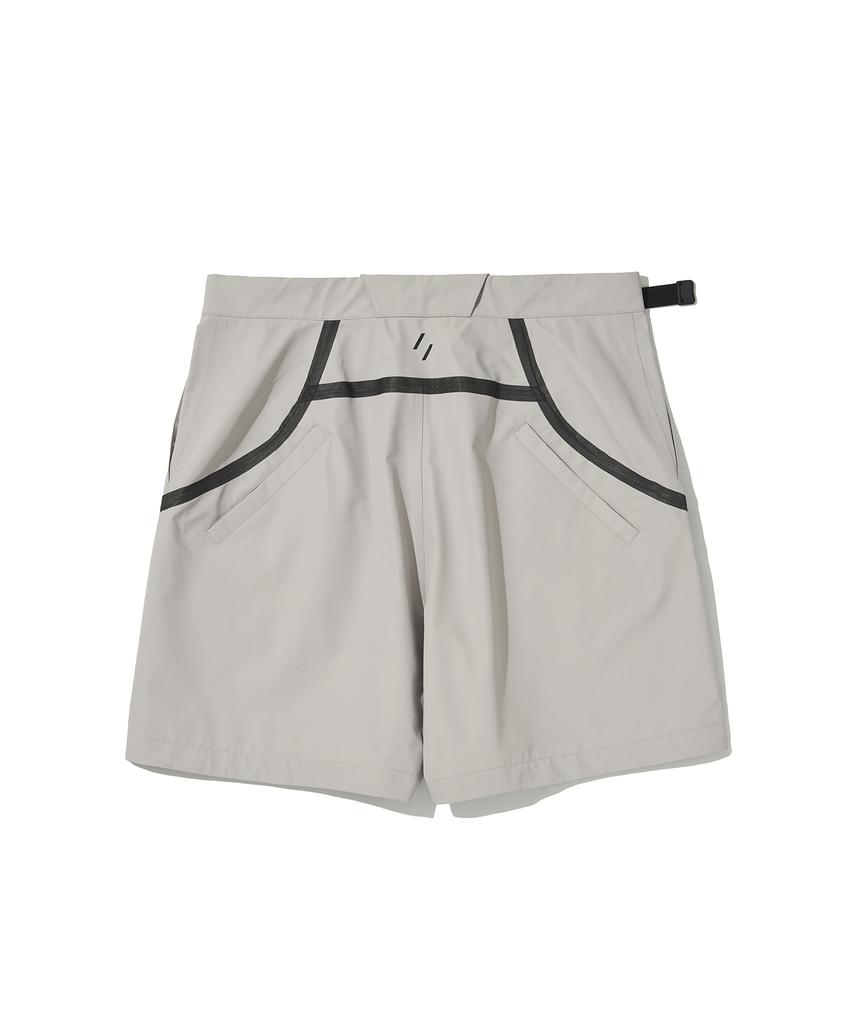 Welteoigseupelimeonteu Wsp001_3Layer Seamsealing Half Pants_Gray White