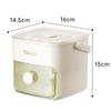 Macchina per Ghiaccio Extra-Large da 48 Cubetti con Vassoio a Doppio Strato Food-Grade a Scorrimento Facilitato per Frigorifero Perfetta per Whiskey e Cocktail