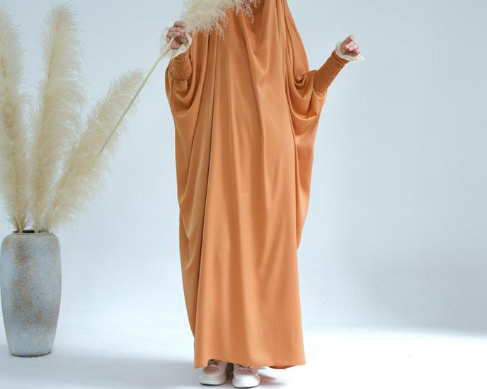 Loriya Solid Color Big Swing Robe Dress 2023 - LR609, Dubai, Turkey