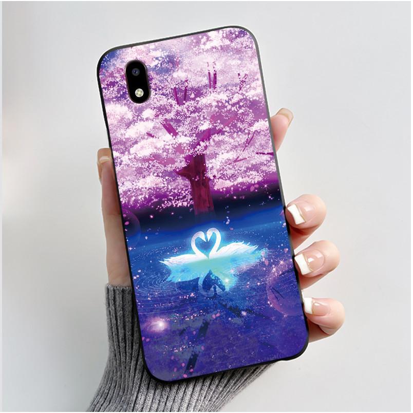 Casing For ZTE Blade A3 2020 / Avid 579 Phone Case Aesthetic Cute Cat Astronaut Black Matte Soft Silicone Protective Cover Shell