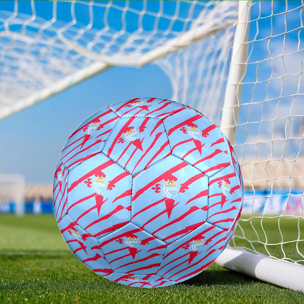 Celta Vigo Crest Design Size 5 Soccer Balls, Anti-Slip, Protective Football, Outdoor Sport, Practice Games, Birthdays Gift Suitable for Fan