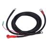 Battery Cable Black 2M Pure Copper Battery Cable Replacement for Parsun Powertec Outboard Engine 15‑85HP