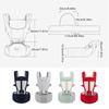 Breathable Infant Carrying Device Convertible Front Facing Position Secure Buckles Wide Shoulder Straps for 0-3 Years