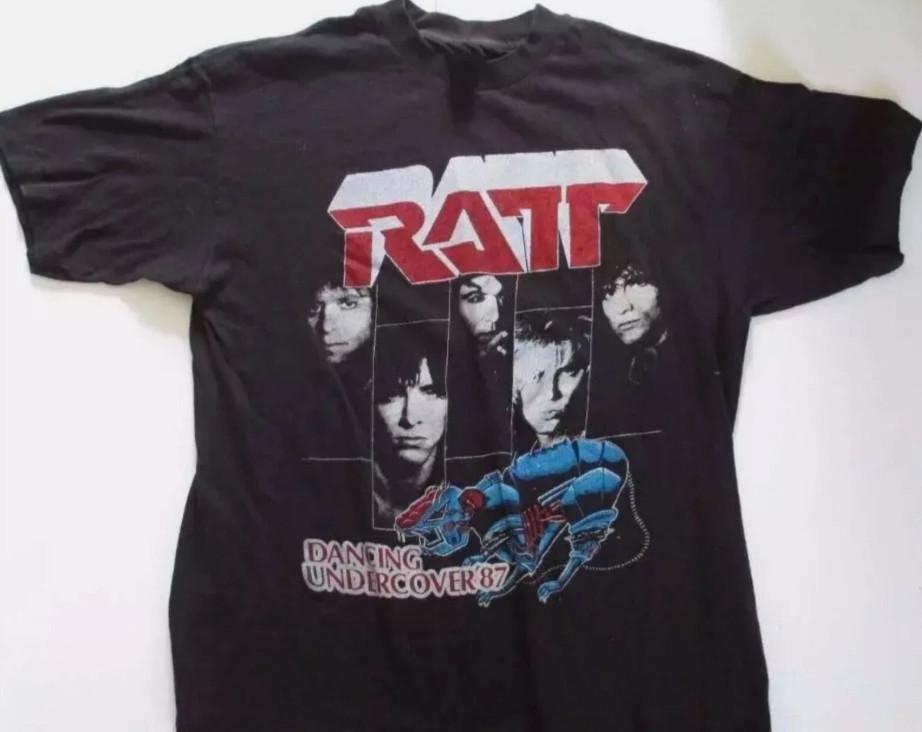 Редкая винтажная футболка с концертного тура Poison и Ratt 1987 года XXXXL