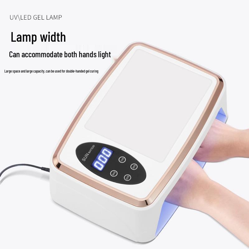 High-Power Wearable UV Nail Lamp & Hand Pillow for Nail Salon