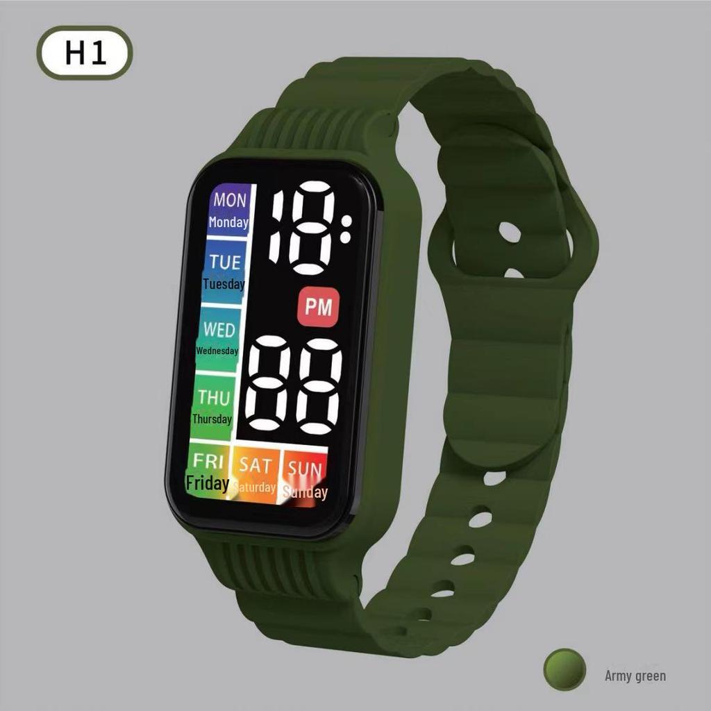 Trendy H1 Waterproof LED Digital Sports Watch for Kids