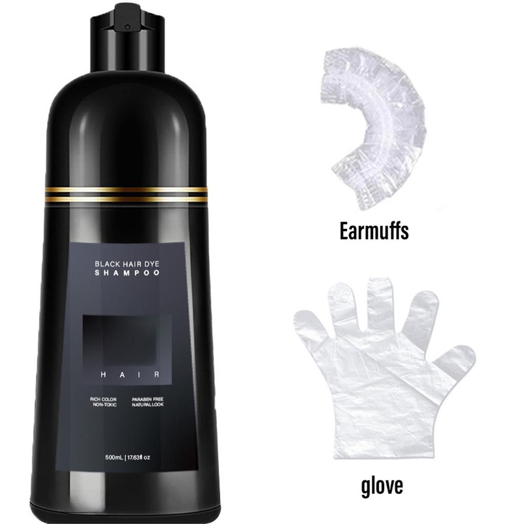 Dyestuff Shampoo Šampón Jemný a rýchlo farbiaci nedráždivé farbenie (čierna/hnedá/svetlohnedá/červená/fialová)