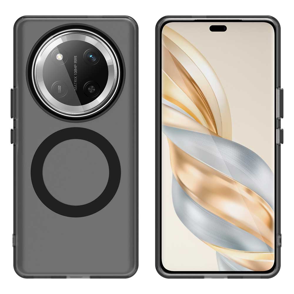 Matný kryt telefonu Magsafe pro Honor X9c Magic7 Lite Magnetické bezdrátové nabíjení pro Honor X60 X60 Pro Nárazuvzdorný zadní kryt