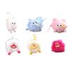 Doll Pendant Keychain Eggette Shape Plush Doll Lightweight Key Holder Easy to Carry Keychain Backpack Accessories
