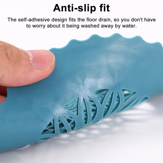 Shower Drain Hair Catcher Easy Installation Clean Prevent Clogs Hair Guard Plastic Hair Trap for Bathroom Drain