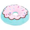 Kau-Donut Hundespielzeug Gefüllter Donut-förmiger Haustierspielzeug Quietscher im Inneren Weiche Textur Interaktives Hundekauspielzeug Interaktives Spiel