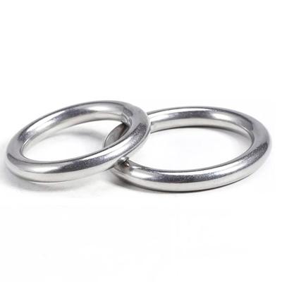 M3~M8 Edelstahl 304 Nahtloser Runder Ring Glatter Hebering Massiver O-Ring für Haustier Yoga Aufhängung ID 15~60mm