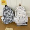 Schoolbag Schoolbag Female Cartoon Wind Puppy Printed Backpack Female Junior and High School Students High Value Lightweight Large Capacity Backpack