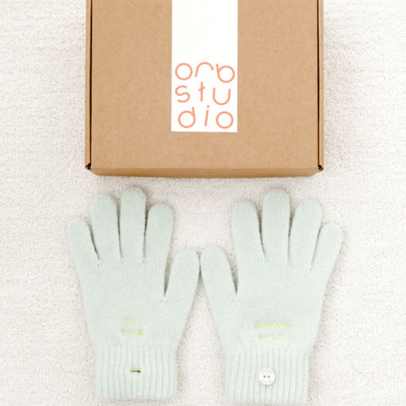 

orb studio НЕ ЗАБУДЬ МЕНЯ шерстяные перчатки (мятный) Mint