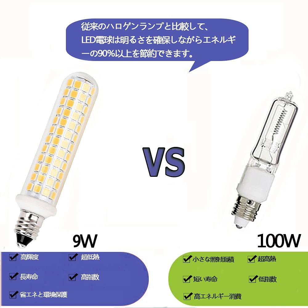 High-brightness E11 LED bulbs, 125pcs 2835SMD, E11 base, dimmable, equivalent to a 9W 100W halogen lamp, AC110V-130V, 1180LM, 3000K warm white