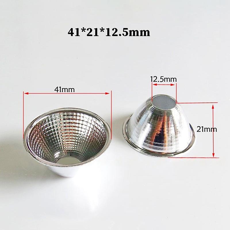 1 Piece 20-126Mm 15-120 Degree Lampshade Reflective Bowl For Diy Light Optical Led Aluminium Reflector Cup For Cob Lamp Bead