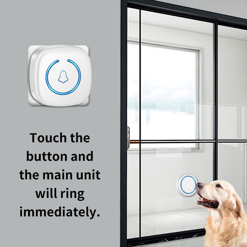 Pet Touch Wireless Doorbell - Training Doorbell for Pets