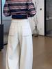 Plus Size Women's Fleece Lined Wide Leg Jeans - Winter 2024 Edition